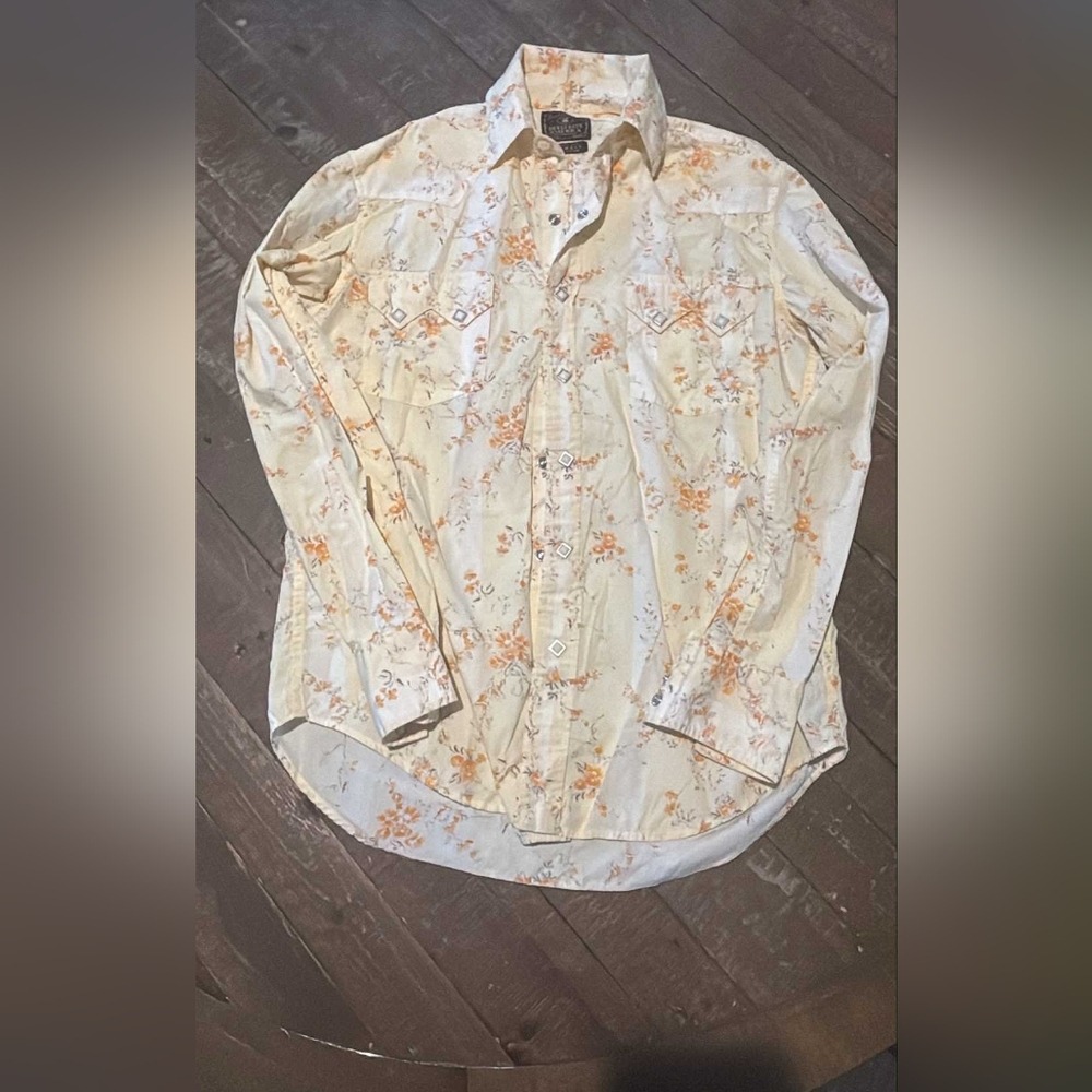 Lucky Brand Floral Blouse Boho Revival‎ Westerncore Softgirl Prairie
